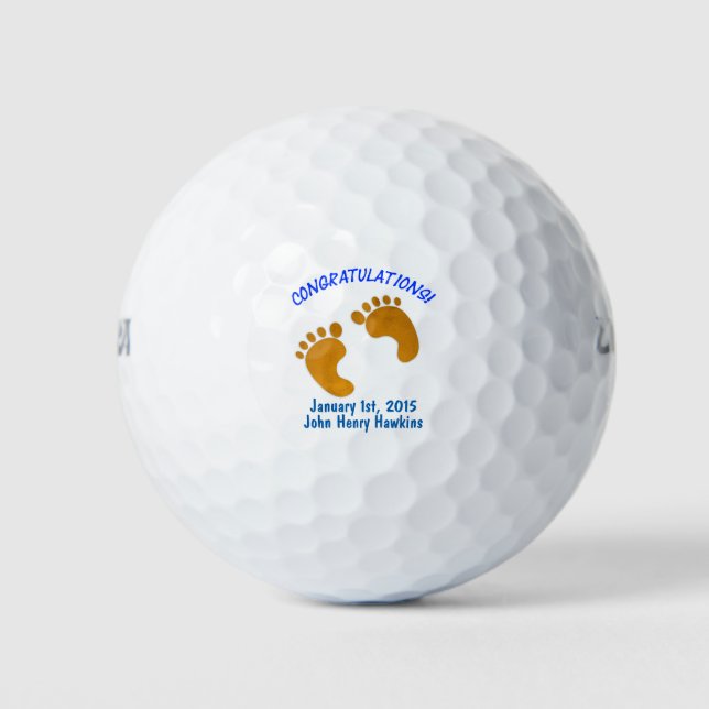 Auf der Geburt Ihres Babys - Golfball-Keepake Golfball (Vorderseite)