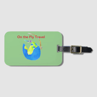 Auf der Gepäckmarke für Fly Travel Gepäckanhänger