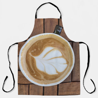 Auf der gesamten Oberfläche bedruckte Schürze