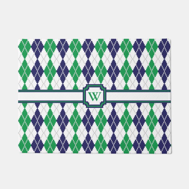 Auf der grünen Raute Doormat Fußmatte (Vorderseite)
