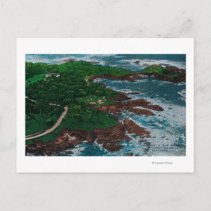 Auf der Halbinsel Monterey, 17 Meilen Fahrt Postkarte