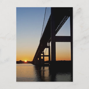 Auf der Insel Newport-Rhode segeln und verlassend Postkarte