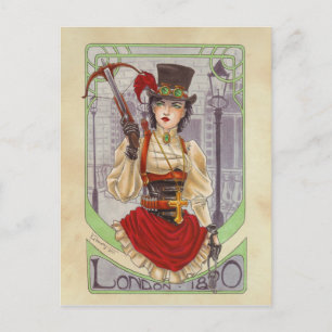 Auf der Jagd - London 1890 Postkarte