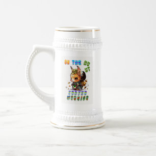 Auf der Jagd Osterkrieger Bierglas