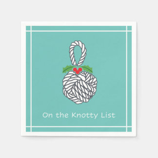Auf der Knotty-Liste Nautical Holiday Napkin Meer Serviette
