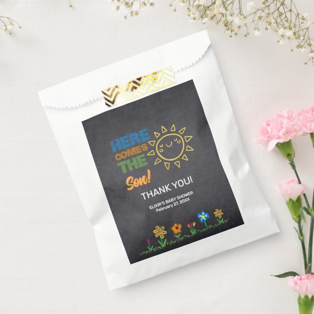 Auf der Kopfplatte befindet sich die Son Baby Dusc Geschenktütchen (Versiegelt)