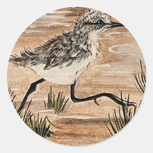 Auf der Laufleiste Runder Aufkleber (Vorderseite)