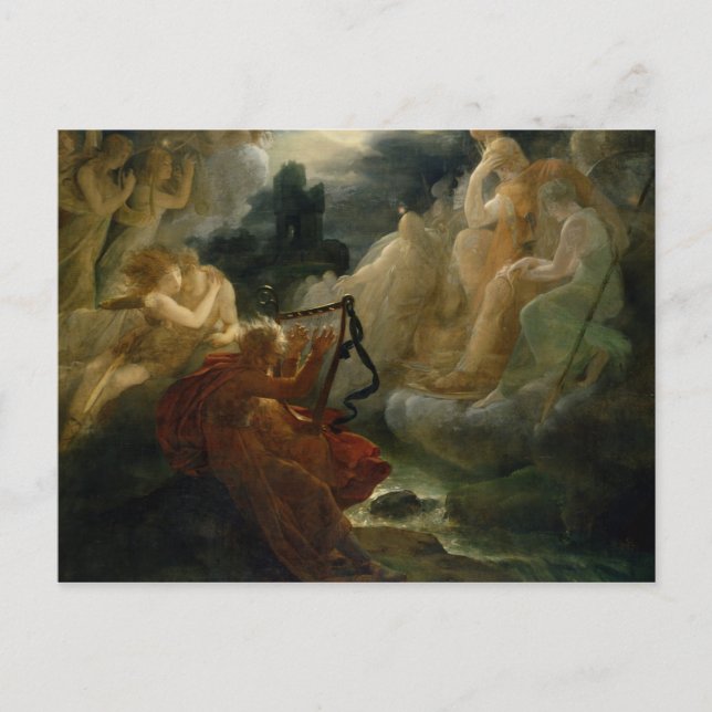 Auf der Lora-Bank Postkarte (Vorderseite)