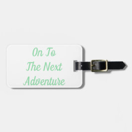 Auf der nächsten Gepäckmarke Gepäckanhänger