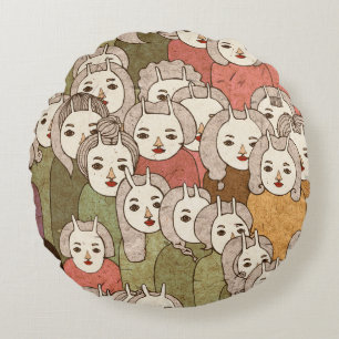 Auf der Plattform 2012 Rundes Kissen