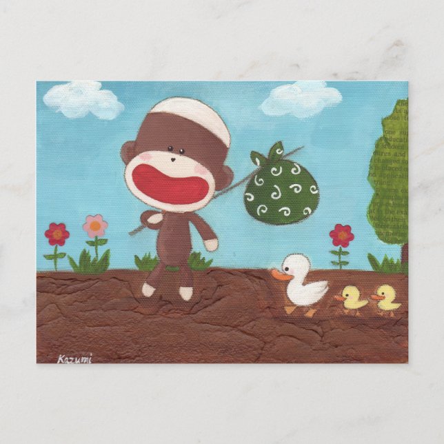 Auf der Postkarte (Vorderseite)