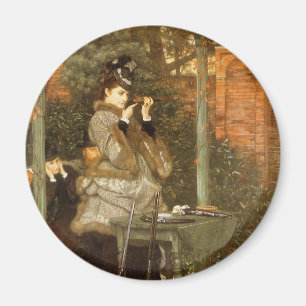 Auf der Rifle Range von James Tissot, Vintage Kuns Magnet