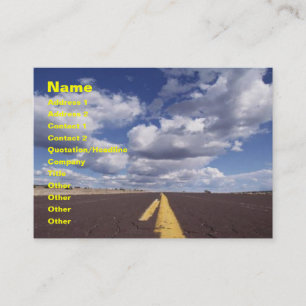 Auf der Road Business Card Visitenkarte