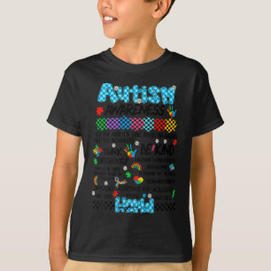 (auf der Rückseite) Autism Awareness World Tour Lo T-Shirt