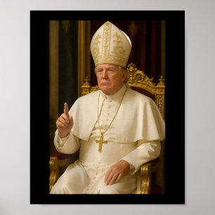 (auf der Rückseite) Der lustige Präsident Trump Wi Poster