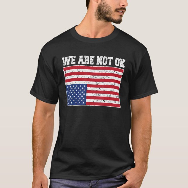 Auf der Rückseite sind wir keine US-amerikanische  T-Shirt (Vorderseite)
