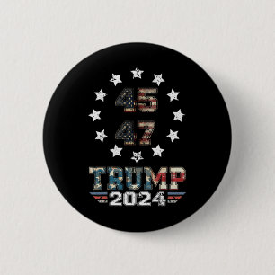 (auf der Rückseite) Western Trump Cowboy Sie wiede Button