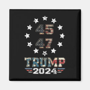 (auf der Rückseite) Western Trump Cowboy Sie wiede Magnet