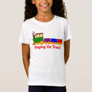 Auf der Schiene bleibe - Box-Kfz-Lokomotive T-Shirt