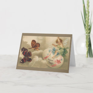 Auf der Schmetterlingswingkarte Feiertagskarte