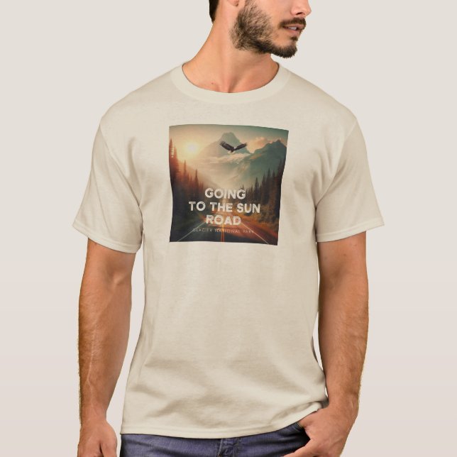 Auf der Sonnenstraße Montana Eagle T-Shirt (Vorderseite)