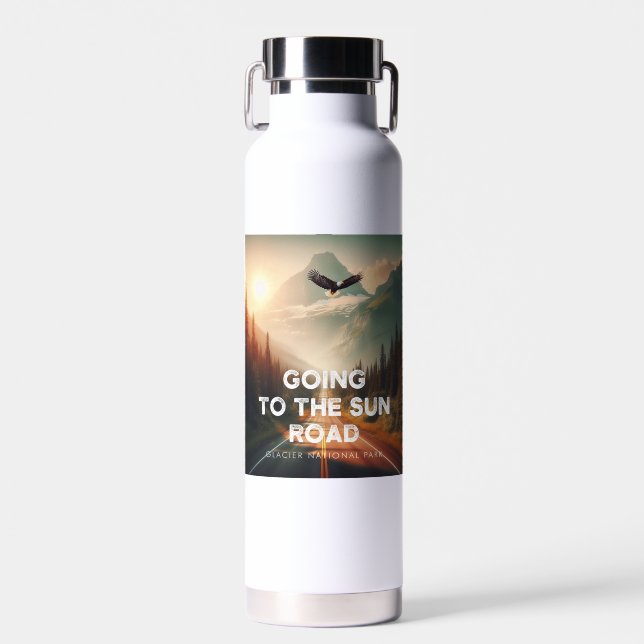 Auf der Sonnenstraße Montana Eagle Trinkflasche (Vorne)