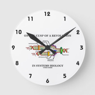 Auf der Spitze einer Revolution in der Systems-Bio Runde Wanduhr