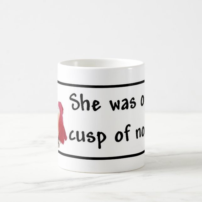 Auf der Spitze von Normal Kaffeetasse (Mittel)