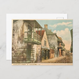 Auf der Straße mit Lovecraft Charlotte Street Feiertagspostkarte