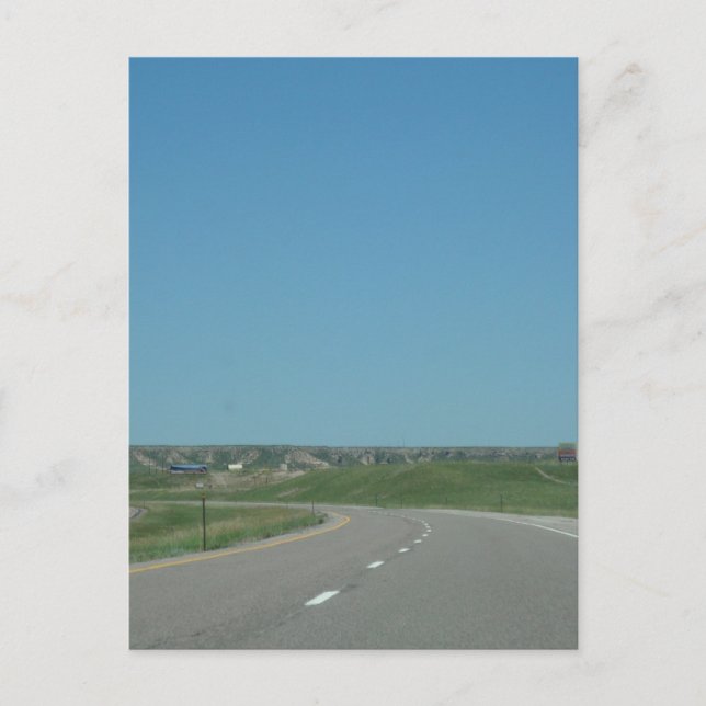 Auf der Straße Postkarte (Vorderseite)