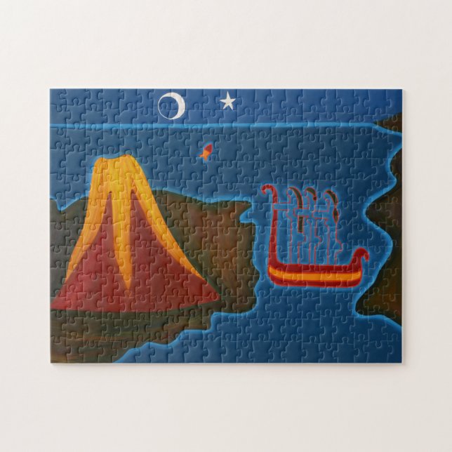 Auf der Straße von Messina 2006 Puzzle (Horizontal)