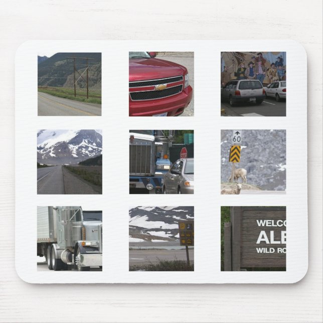 Auf der Straße wieder Mousepad (Vorne)