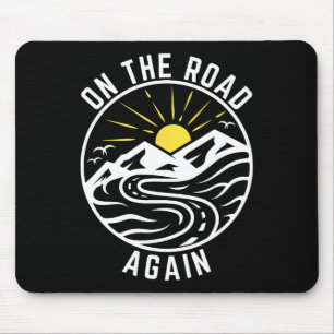Auf der Straße wieder Shirt Road Trip Family Adven Mousepad