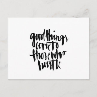 Auf der Strecke bleibe Postkarte