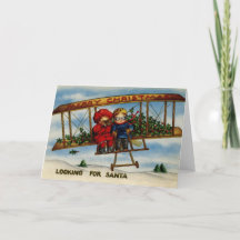 Auf der Suche nach dem Weihnachtsmann Vintage-Weih