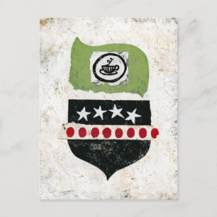 Auf der Suche nach der Kaffeekarte Postkarte