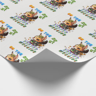Auf der Suche nach einem Osterkrieger Geschenkpapier