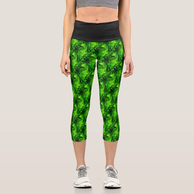 auf der Suche nach grünen Leggings (Vorderseite)