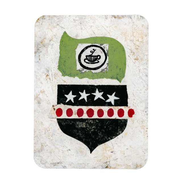 Auf der Suche nach Kaffee Kühlschrank Magnet (Vertikal)