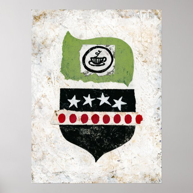 Auf der Suche nach Kaffeeposter Wall Art Poster (Vorne)