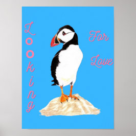 Auf der Suche nach Liebe Puffin Poster