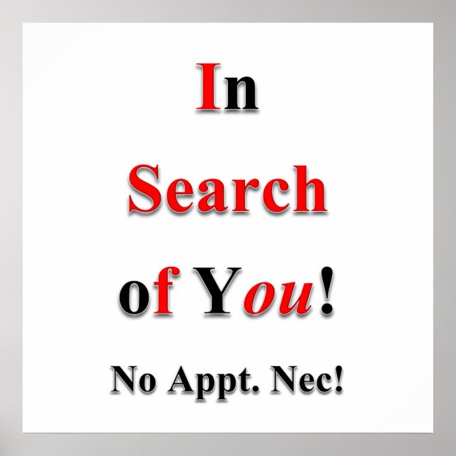 Auf der Suche nach Poster Matte (Vorne)