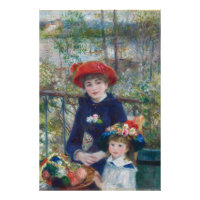 Auf der Terrasse, Impressionistisches Porträt, Ren