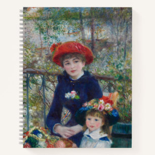 Auf der Terrasse, Impressionistisches Porträt, Ren Notizbuch