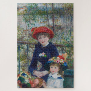 Auf der Terrasse, Impressionistisches Porträt, Ren Puzzle