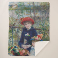 Auf der Terrasse, Impressionistisches Porträt, Ren