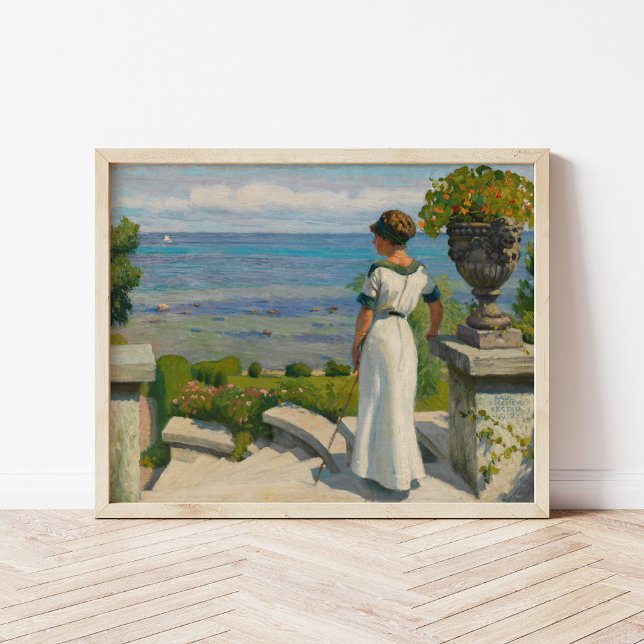 Auf der Terrasse | Paul Fischer Poster (Von Creator hochgeladen)