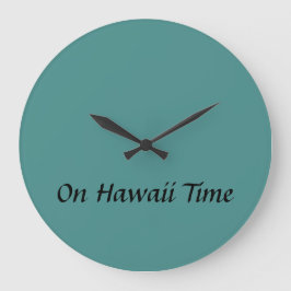 Auf der Uhr der Hawaii-Zeit