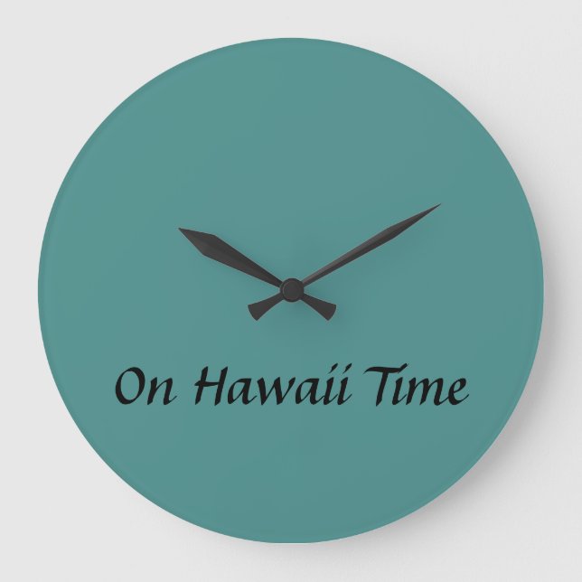 Auf der Uhr der Hawaii-Zeit (Vorderseite)