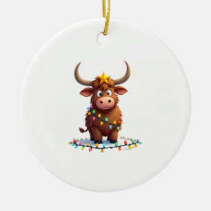 Auf der unartigen Liste und bereue nichts Weihnach Keramik Ornament